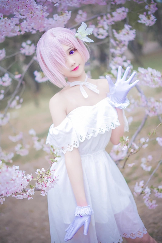 可爱COS玛修学妹FATE- GRAND ORDER玛修二周年礼服~ - 羽天shine